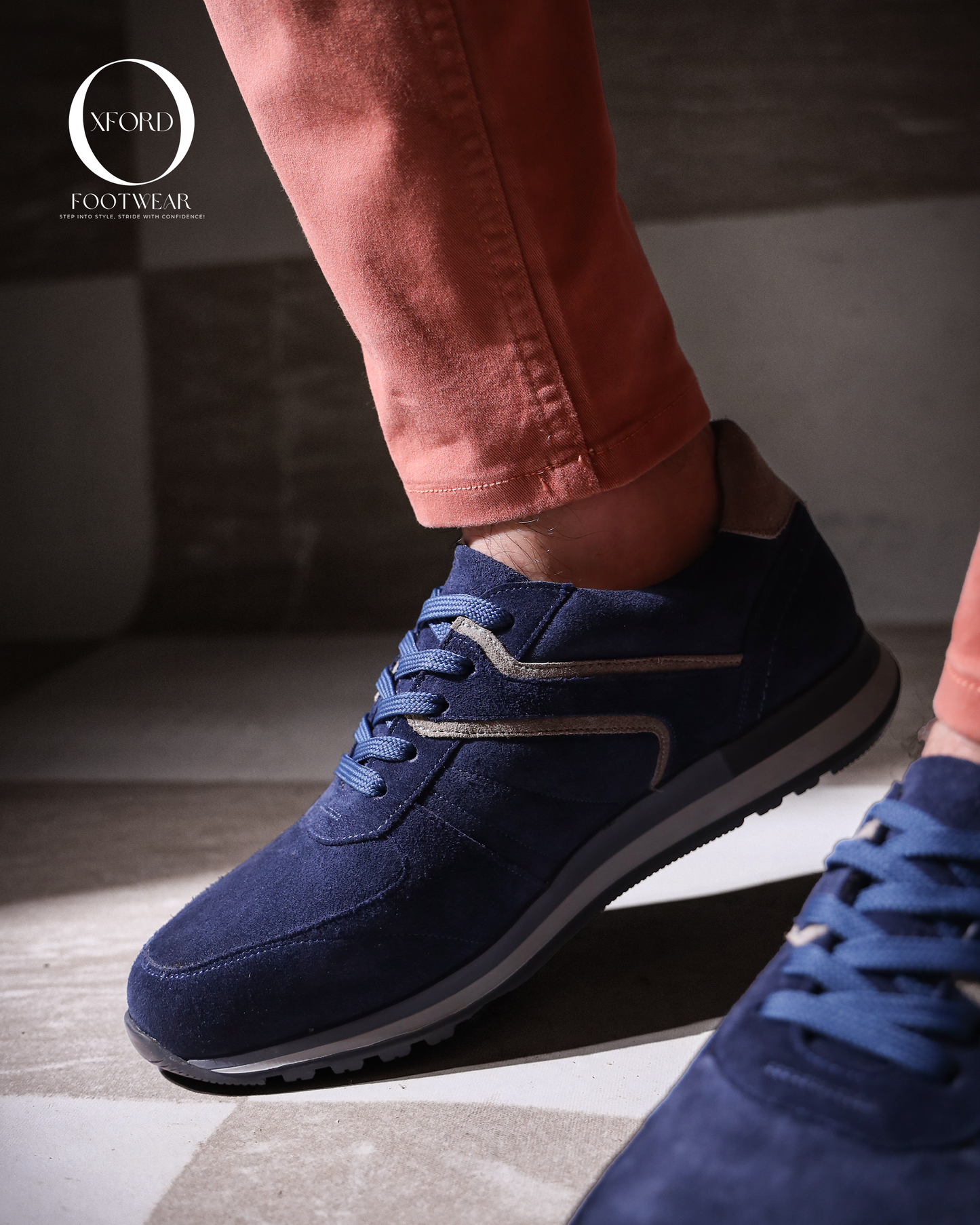 Teddie Suede Sneaker Blue