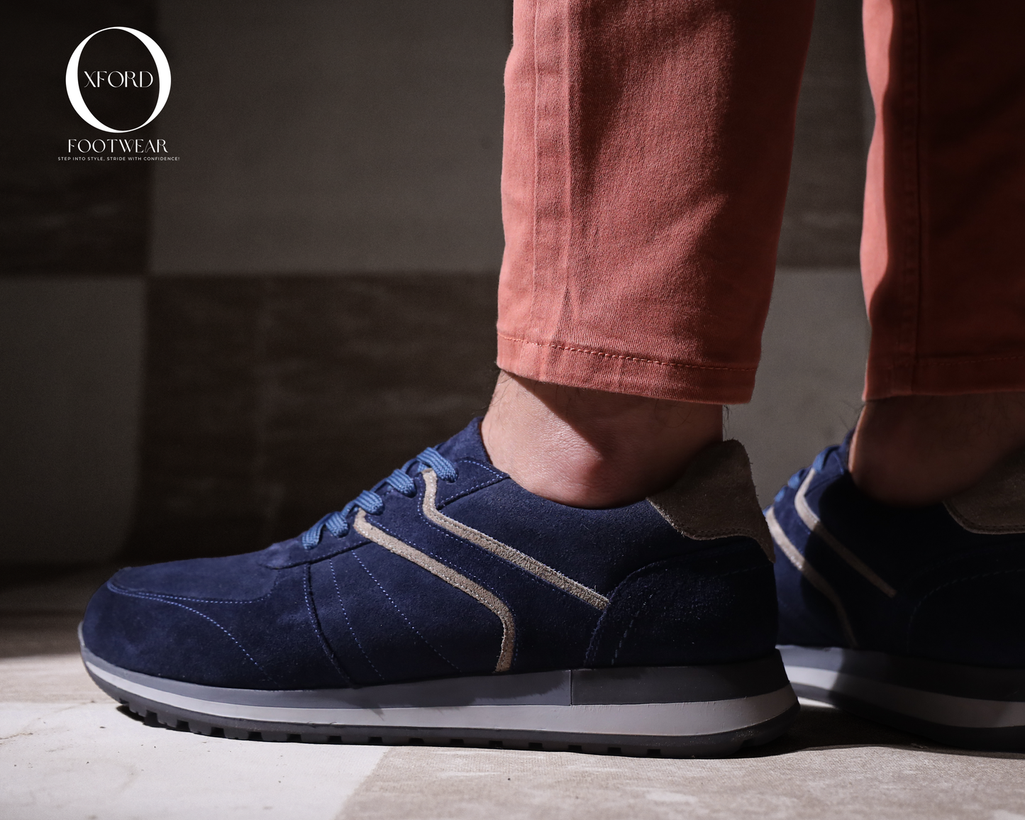 Teddie Suede Sneaker Blue
