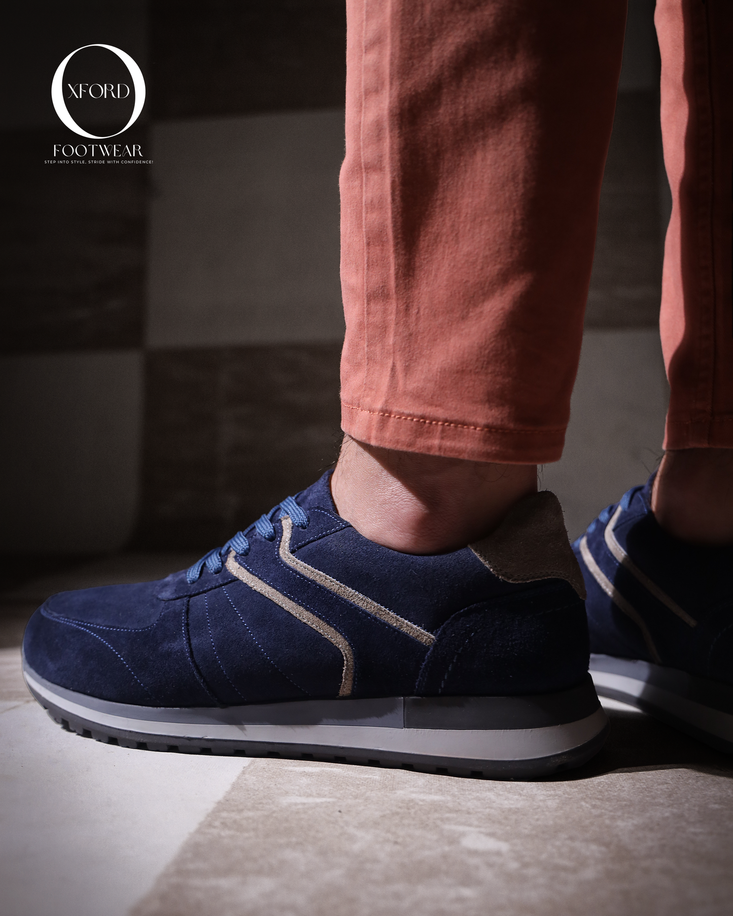 Teddie Suede Sneaker Blue