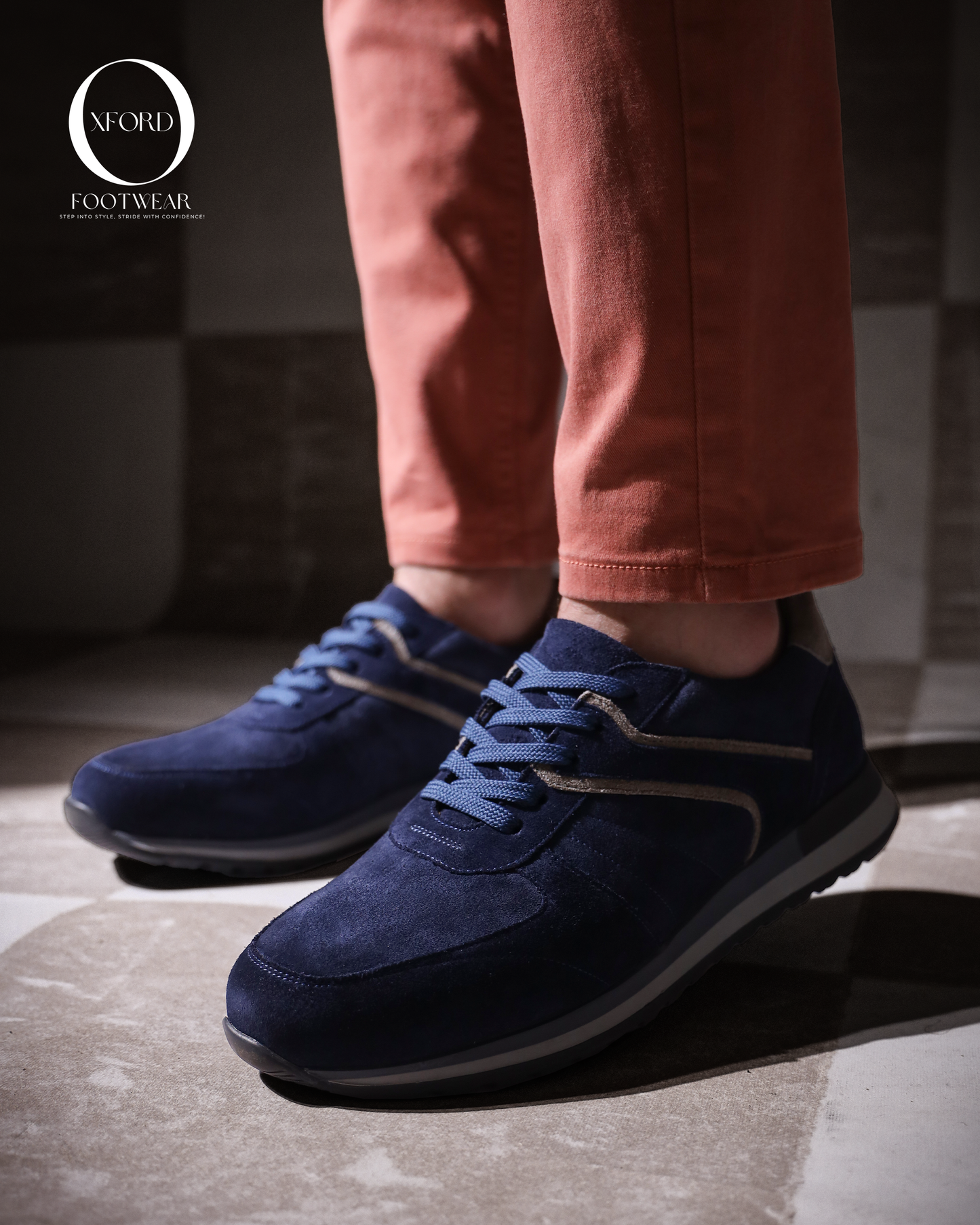 Teddie Suede Sneaker Blue