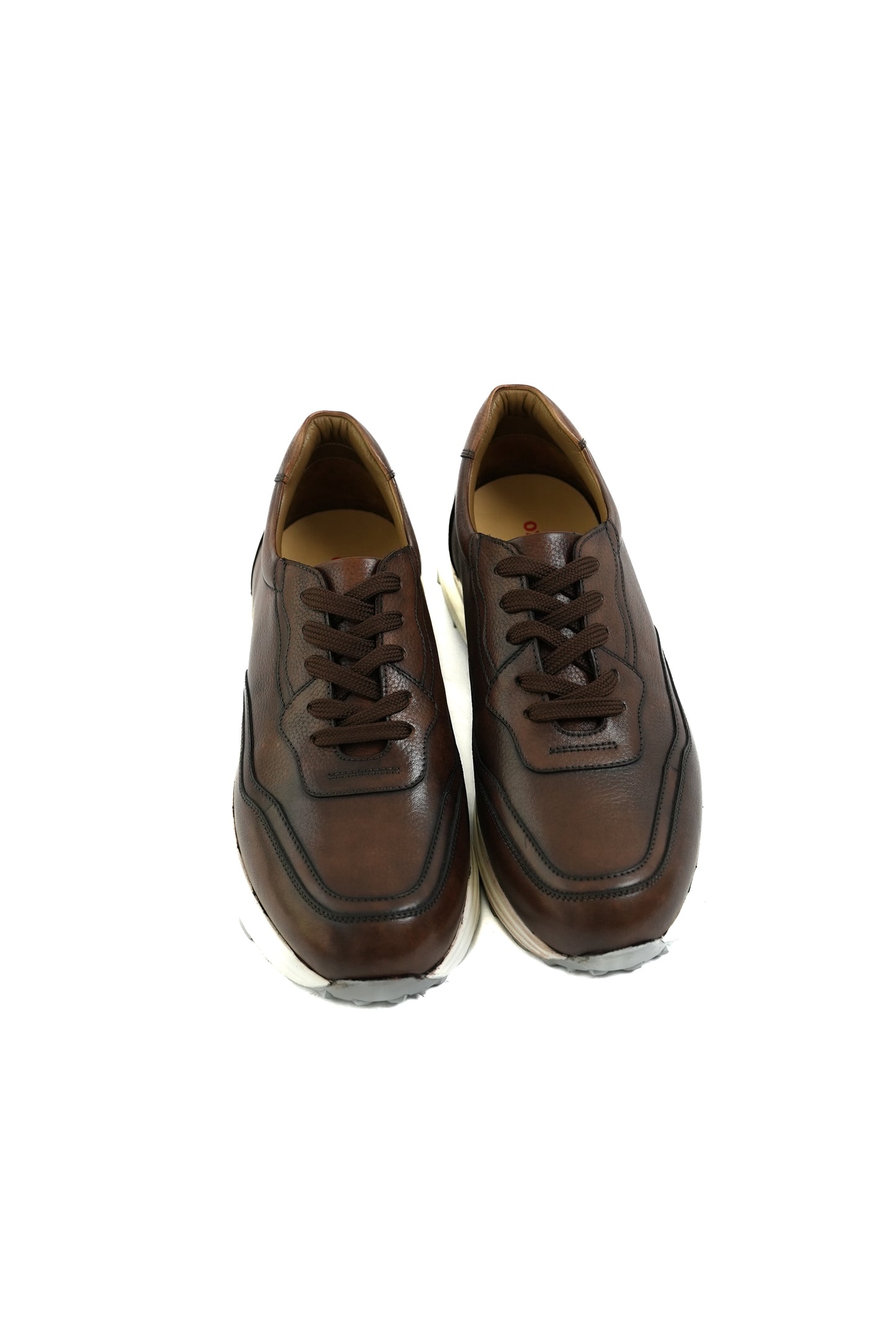 Pure Lined Sneakers Brown