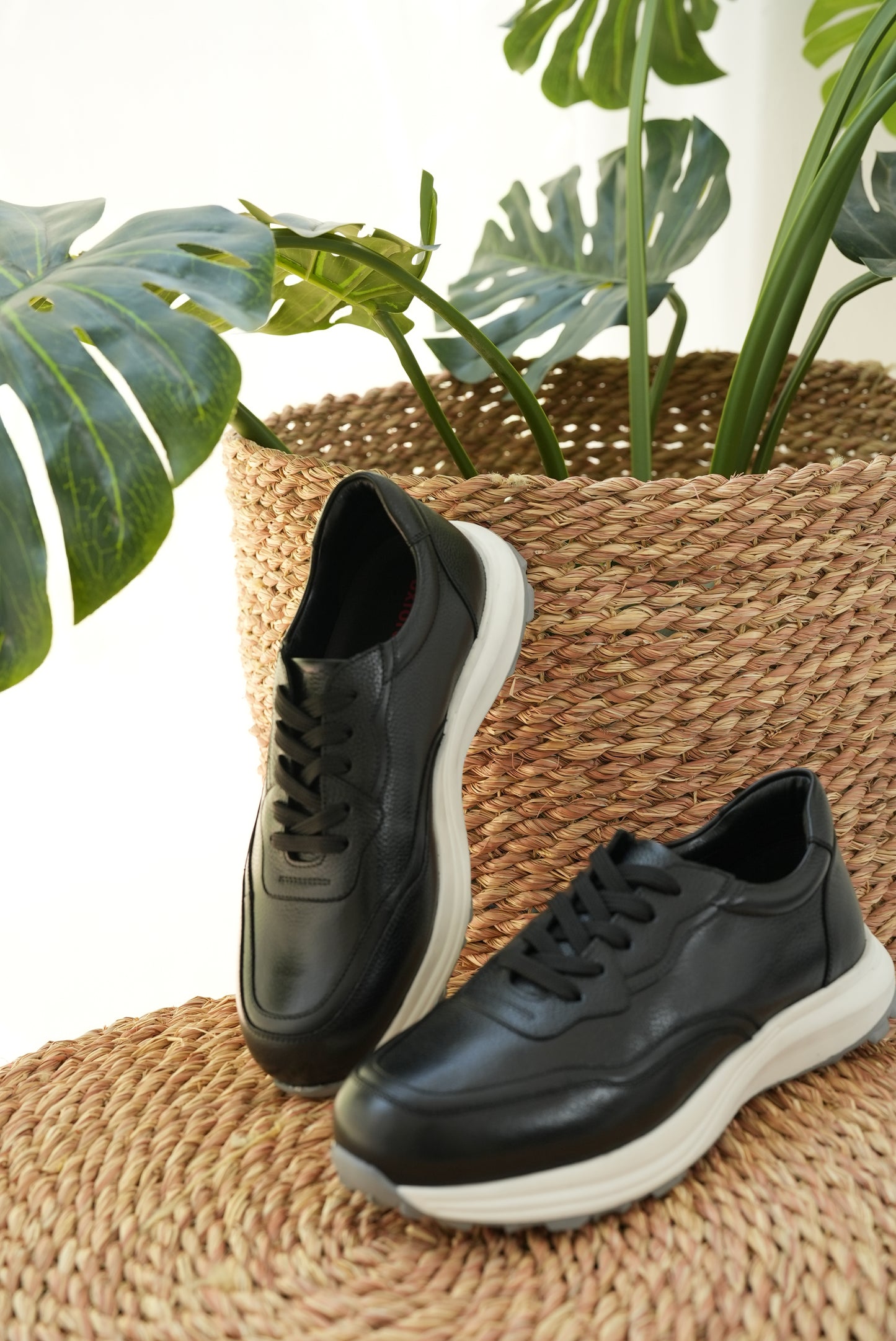 Pure Lined Sneakers Black