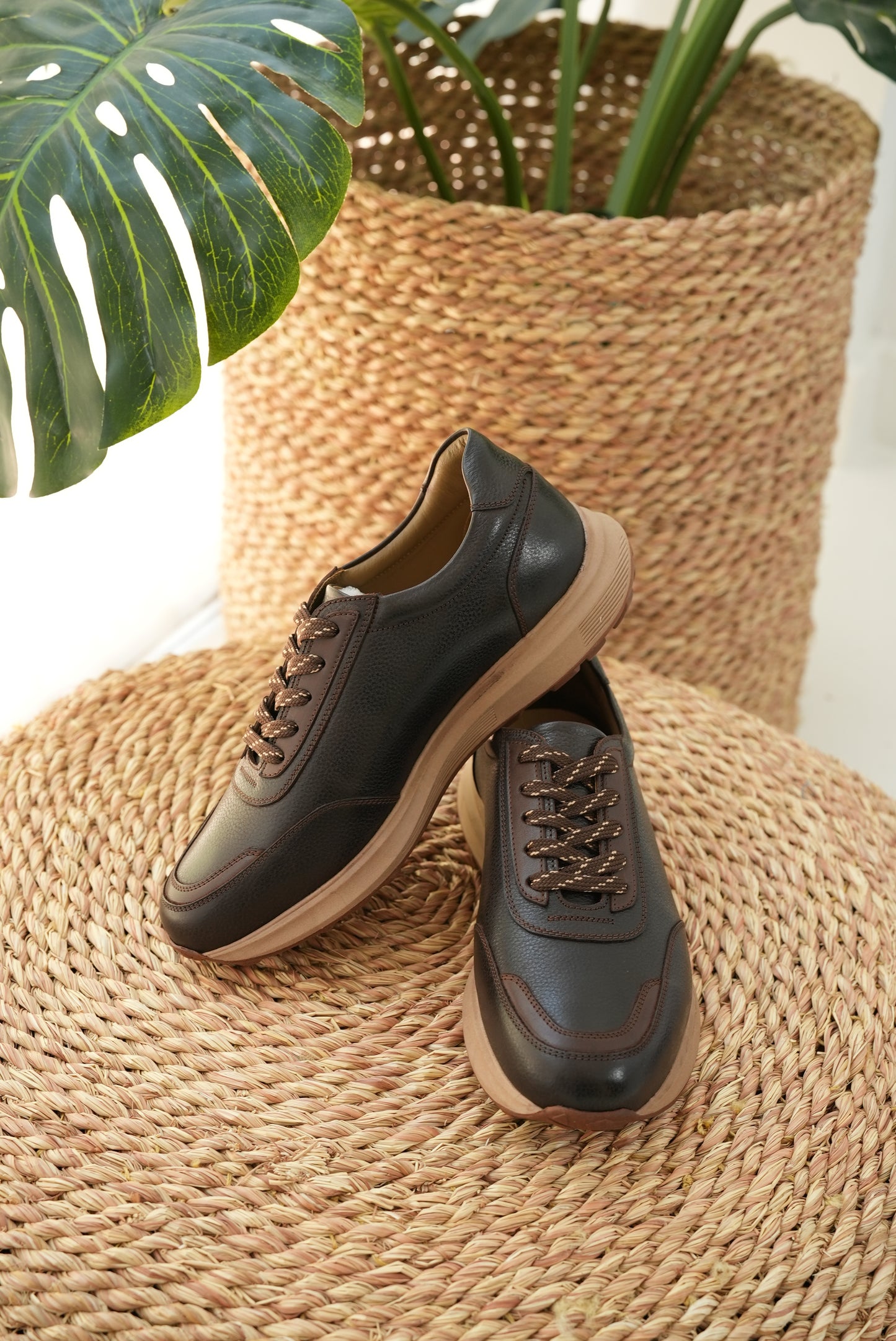 Polka Sneakers Brown