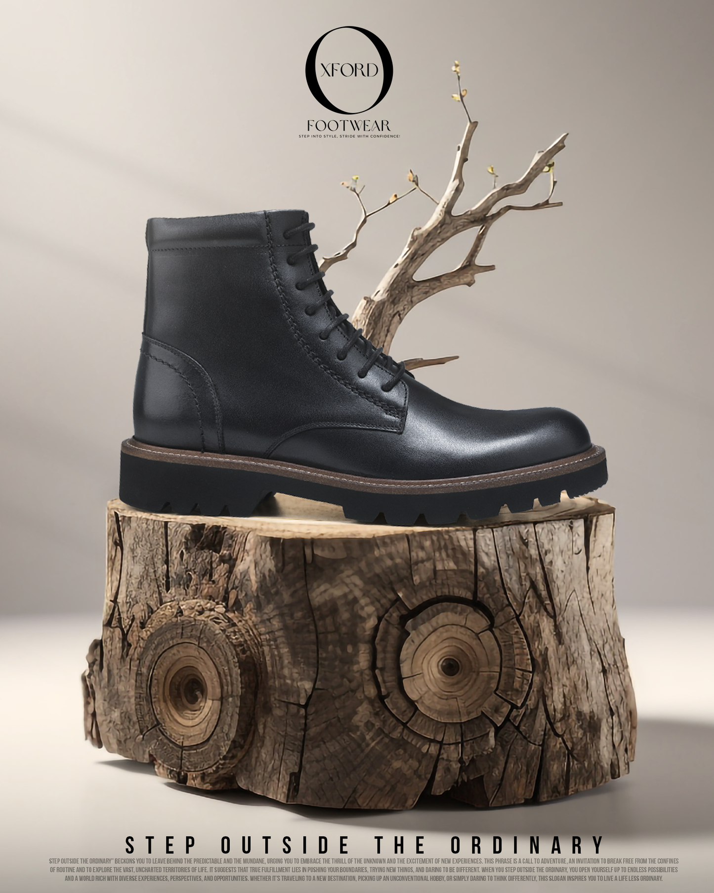 Combat Fashion Boot Black